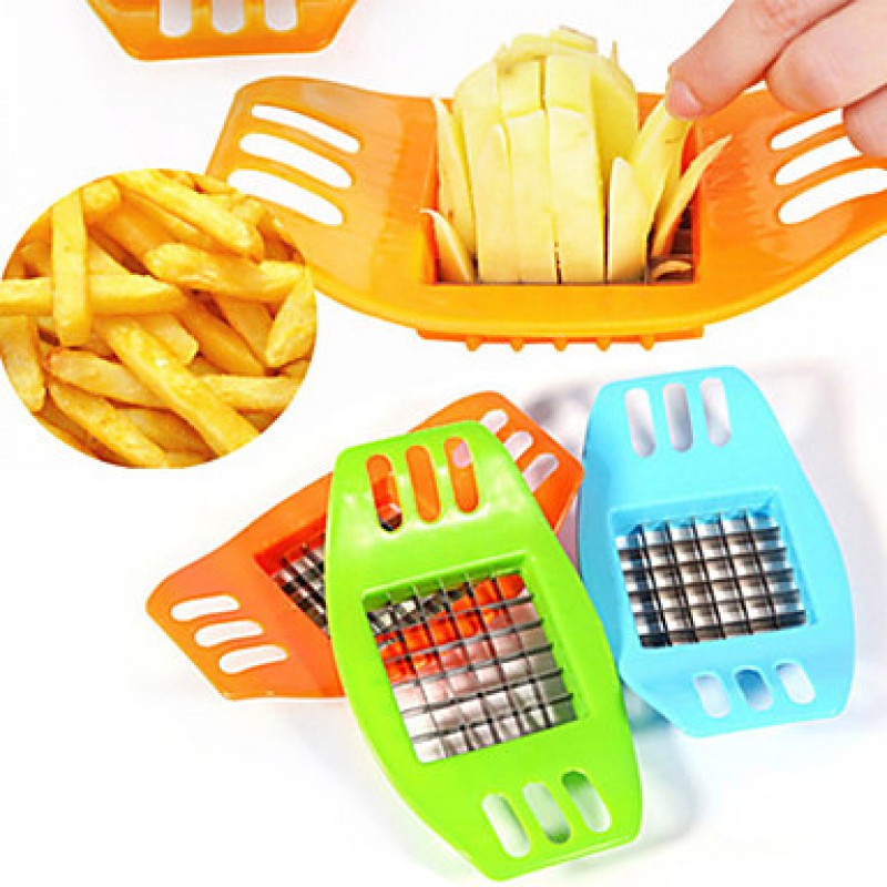 1PCS Stainless Steel Blade Potato Chips Vertical Cutter Chopper Slicer